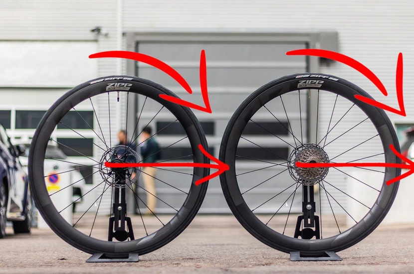 En qué influye el peso de las ruedas de una bicicleta